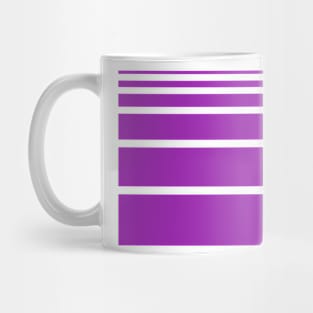 Stripes purple Art Mug